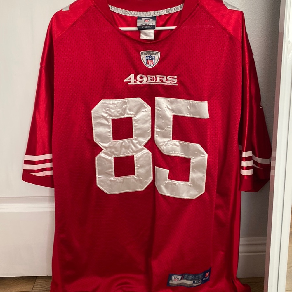 Reebok NFL 49ers Vernon Davis #85 Jersey Size 54